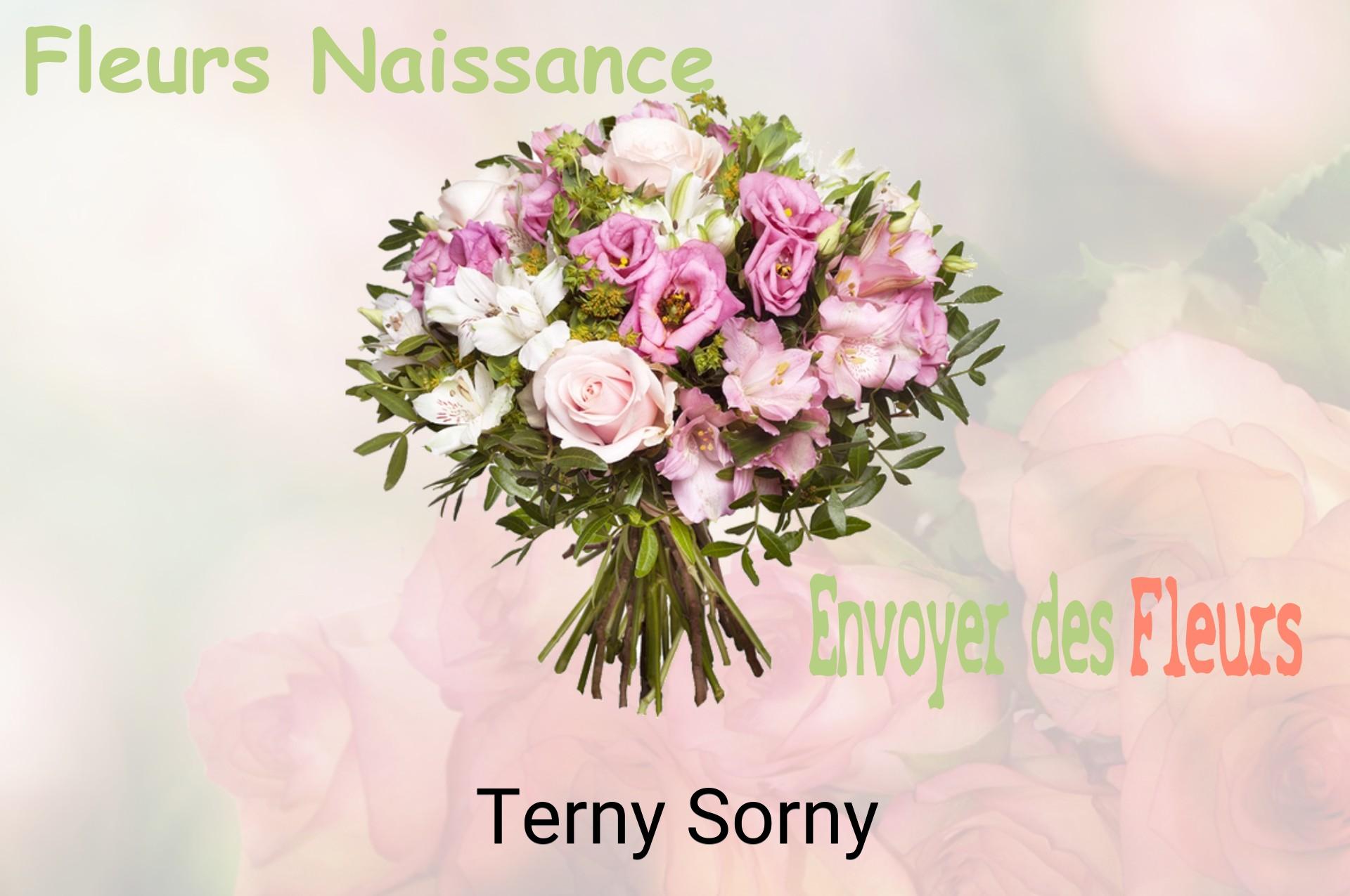Bouquet de fleurs de naissance livré à Terny-Sorny